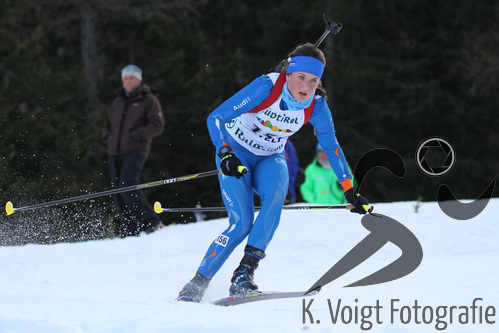 19.12.2015, xkvx, Wintersport, Biathlon Alpencup Martell, Sprint v.l. SCHMIDT Elisabeth