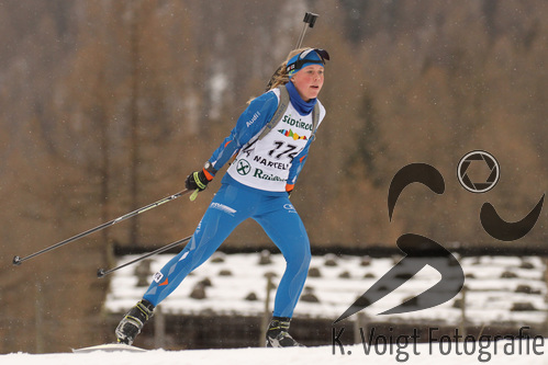 09.01.2015, xkvx, Wintersport, DSV Biathlon Deutschlandpokal Sprint v.l. OSTHEIMER Selina