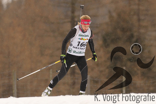 09.01.2015, xkvx, Wintersport, DSV Biathlon Deutschlandpokal Sprint v.l. HASCHE Sarah