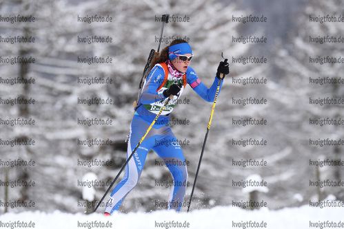 10.01.2015, xkvx, Wintersport, DSV Biathlon Deutschlandpokal Verfolgung v.l. KLOMP Laura