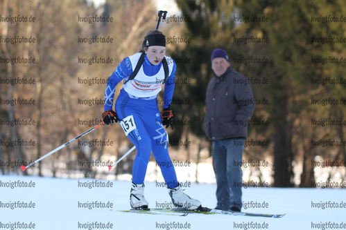 30.01.2015, xkvx, Wintersport, DSV Biathlon Deutschlandpokal Sprint v.l. STIEHLER Paula
