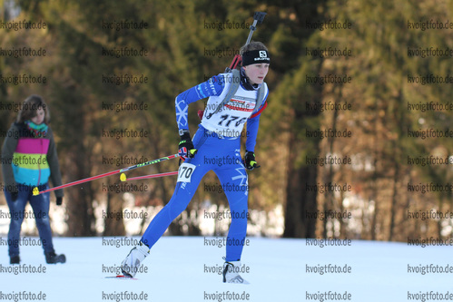 30.01.2015, xkvx, Wintersport, DSV Biathlon Deutschlandpokal Sprint v.l. MUELLER Luise