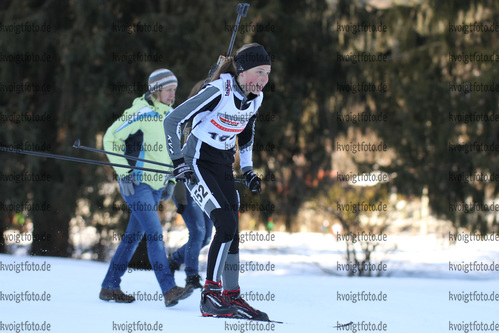 30.01.2015, xkvx, Wintersport, DSV Biathlon Deutschlandpokal Sprint v.l. ALRAUN Ines