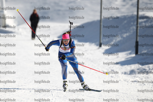 27.02.2016, xkvx, Wintersport, DSV Biathlon Deutschlandpokal Cross Sprint v.l. SCHERER Stefanie