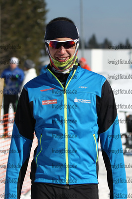 27.02.2016, xkvx, Wintersport, DSV Biathlon Deutschlandpokal Cross Sprint v.l. WILLEMS Lennard