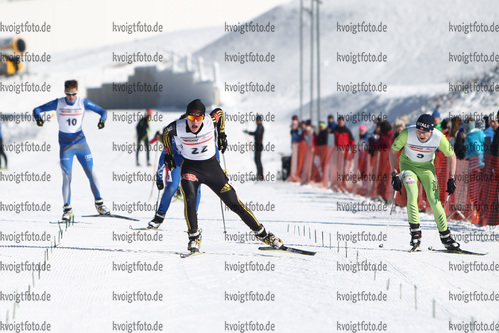 27.02.2016, xkvx, Wintersport, DSV Biathlon Deutschlandpokal Cross Sprint v.l. NOACK Christoph