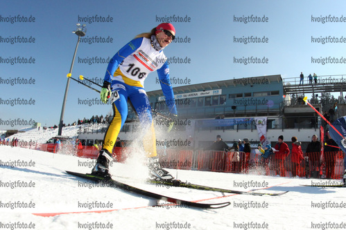 27.02.2016, xkvx, Wintersport, DSV Biathlon Deutschlandpokal Cross Sprint v.l. WEBER Lea