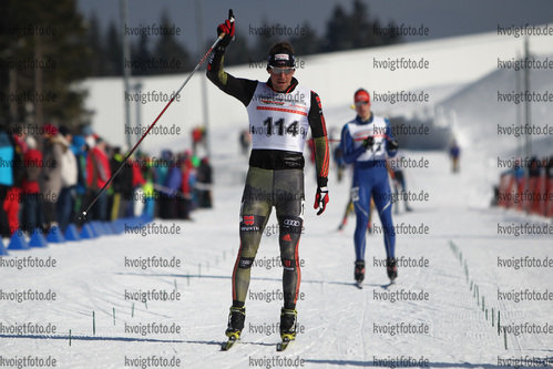27.02.2016, xkvx, Wintersport, DSV Biathlon Deutschlandpokal Cross Sprint v.l. NAWRATH Philipp