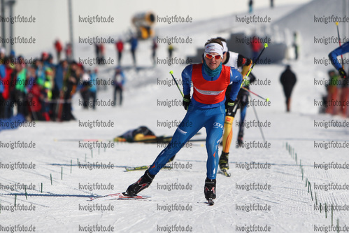 27.02.2016, xkvx, Wintersport, DSV Biathlon Deutschlandpokal Cross Sprint v.l. VEIT Marinus