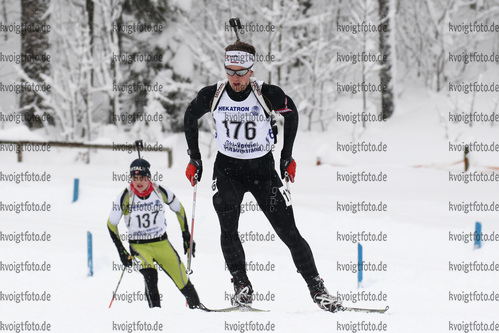 05.03.2016, xkvx, Wintersport, DSV Deutsche Jugend und Juniorenmeisterschaft, Sprint, v.l. HERRMANN Maximilian