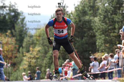 03.09.2016, xkvx, Wintersport, Deutsche Meisterschaft Biathlon 2016, Sprint v.l. Hans Knorr