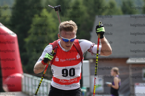 03.09.2016, xkvx, Wintersport, Deutsche Meisterschaft Biathlon 2016, Sprint v.l. ROEMER Florian