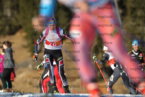 10.12.2016, xkvx, Wintersport, Biathlon IBU Junior Cup - Lenzerheide, Einzel v.l. SCHREDER Anna-Maria