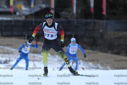 17.12.2016, xkvx, Wintersport, DSV Biathlon Deutschlandpokal Sprint v.l. WANNINGER Tobias
