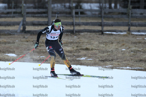 17.12.2016, xkvx, Wintersport, DSV Biathlon Deutschlandpokal Sprint v.l. RUDOLPH Hendrik