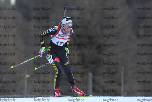 17.12.2016, xkvx, Wintersport, DSV Biathlon Deutschlandpokal Sprint v.l. WAGNER Sarah