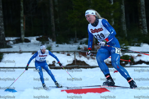 06.01.2018, xkvx, Wintersport, DSV Biathlon Deutschlandpokal - Notschrei, Biathloncross v.l. MUSSMANN Stina