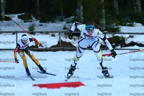 06.01.2018, xkvx, Wintersport, DSV Biathlon Deutschlandpokal - Notschrei, Biathloncross v.l. DROESSEL Jana