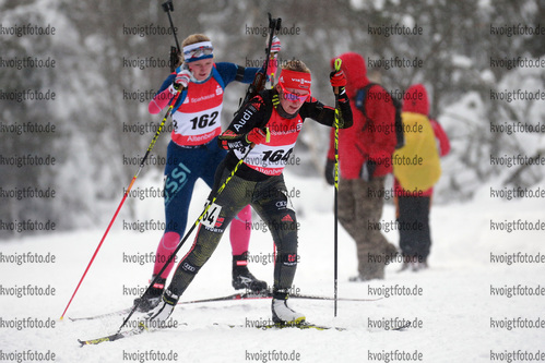 14.01.2017, xkvx, Wintersport, DSV Biathlon Deutschlandpokal Sprint v.l. HETTICH Janina