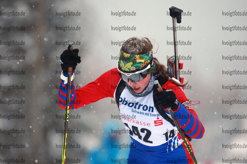 15.01.2017, xkvx, Wintersport, DSV Biathlon Deutschlandpokal Massenstart v.l. LITZENBAUER Leonie
