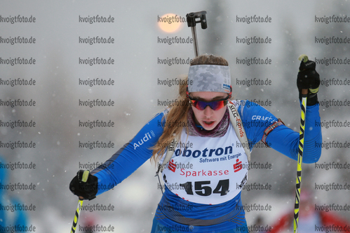 15.01.2017, xkvx, Wintersport, DSV Biathlon Deutschlandpokal Massenstart v.l. LANG Sophie