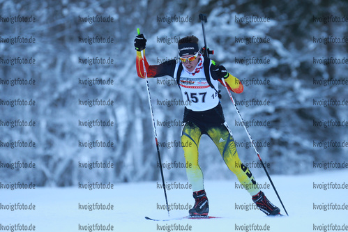28.01.2017, xkvx, Wintersport, DSV Biathlon Deutschlandpokal Sprint v.l. GLOECKNER Jonas