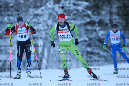28.01.2017, xkvx, Wintersport, DSV Biathlon Deutschlandpokal Sprint v.l. SCHARFENBERG Saskia