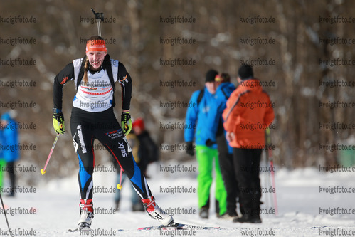 29.01.2017, xkvx, Wintersport, DSV Biathlon Deutschlandpokal Verfolgung v.l. WERL Franziska