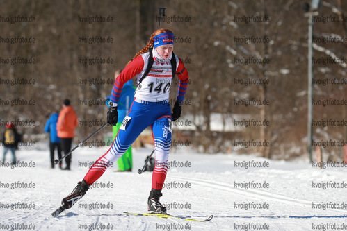 29.01.2017, xkvx, Wintersport, DSV Biathlon Deutschlandpokal Verfolgung v.l. HAU Celine