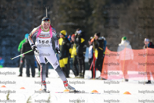 29.01.2017, xkvx, Wintersport, DSV Biathlon Deutschlandpokal Verfolgung v.l. FROHBERGER Selina
