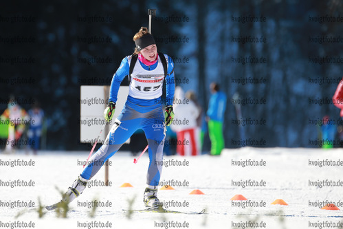29.01.2017, xkvx, Wintersport, DSV Biathlon Deutschlandpokal Verfolgung v.l. LANG Antonia