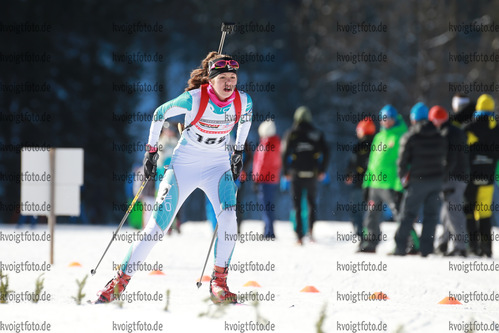 29.01.2017, xkvx, Wintersport, DSV Biathlon Deutschlandpokal Verfolgung v.l. KELLERMEIER Amelie