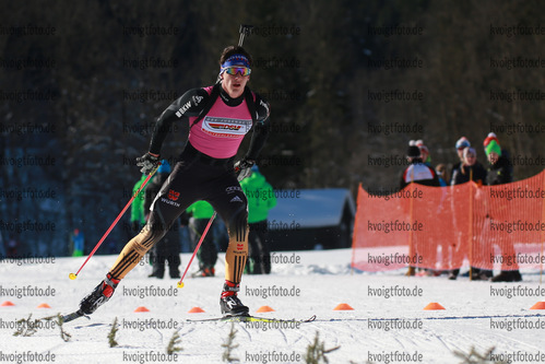 29.01.2017, xkvx, Wintersport, DSV Biathlon Deutschlandpokal Verfolgung v.l. RUDOLPH Hendrik
