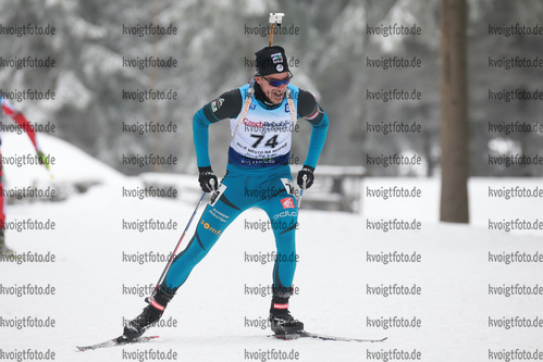 02.02.2017, xkvx, Wintersport, Biathlon IBU Junior Open European Championships - Nove Mesto Na Morave, Einzel v.l. NIVAULT Fabien FRA