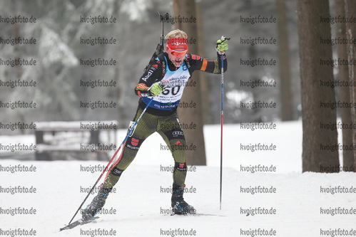 02.02.2017, xkvx, Wintersport, Biathlon IBU Junior Open European Championships - Nove Mesto Na Morave, Einzel v.l. WEICK Erik GER