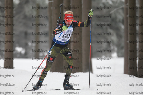 02.02.2017, xkvx, Wintersport, Biathlon IBU Junior Open European Championships - Nove Mesto Na Morave, Einzel v.l. WEICK Erik GER