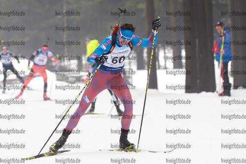 04.02.2017, xkvx, Wintersport, Biathlon IBU Junior Open European Championships - Nove Mesto Na Morave, Sprint v.l. PORSHNEV Nikita