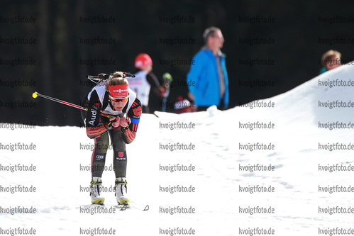 04.03.2017, xkvx, Wintersport, DSV Deutsche Jugend und Juniorenmeisterschaft, Sprint, v.l. SCHERER Stefanie