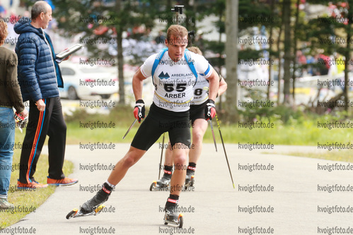 09.09.2017, xkvx, Biathlon, Deutsche Meisterschaften Biathlon am Arber, Sprint, emspor, v.l. SCHEMPP Simon