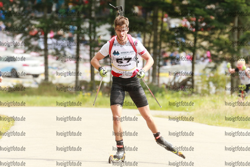 09.09.2017, xkvx, Biathlon, Deutsche Meisterschaften Biathlon am Arber, Sprint, emspor, v.l. DONHAUSER Johannes
