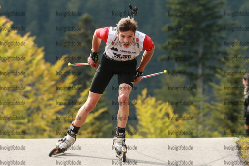 09.09.2017, xkvx, Biathlon, Deutsche Meisterschaften Biathlon am Arber, Sprint, emspor, v.l. GROSS Simon