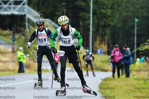 07.10.2017, xkvx, Wintersport, Biathlon Nordcup 2017, Sprint v.l. STASSWENDER Florian