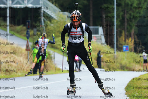 07.10.2017, xkvx, Wintersport, Biathlon Nordcup 2017, Sprint v.l. EICHHORN Felix
