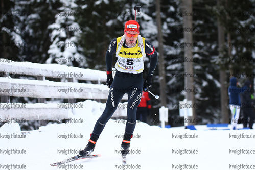 09.12.2017, xkvx, Wintersport, Biathlon IBU Junior Cup - Obertilliach, Sprint v.l. STALDER Sebastian