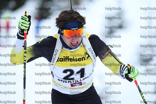10.12.2017, xkvx, Wintersport, Biathlon IBU Junior Cup - Obertilliach, Sprint v.l. STRATAN Cristin
