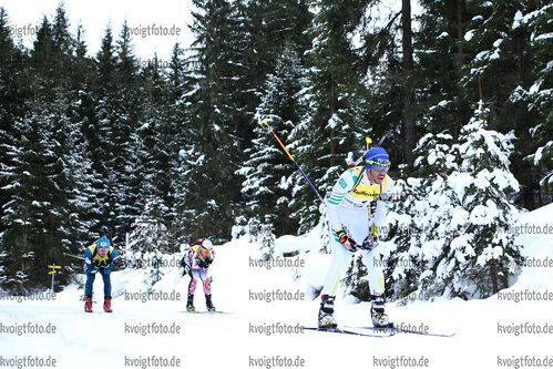 10.12.2017, xkvx, Wintersport, Biathlon IBU Junior Cup - Obertilliach, Sprint v.l. SILVA Altair