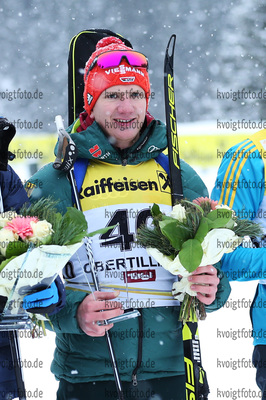 10.12.2017, xkvx, Wintersport, Biathlon IBU Junior Cup - Obertilliach, Sprint v.l. GROTIAN Tim