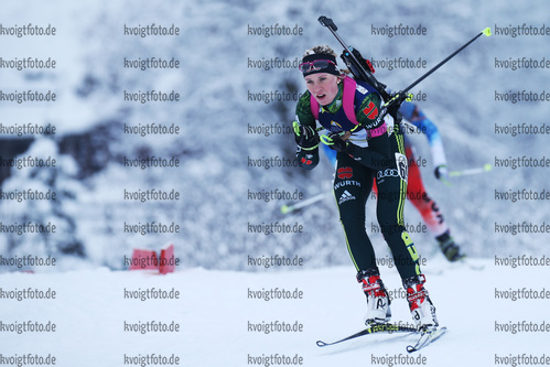 15.12.2017, xkvx, Wintersport, Biathlon IBU Junior Cup - Ridnaun, Einzel v.l. HERMANN Hanna-Michelle