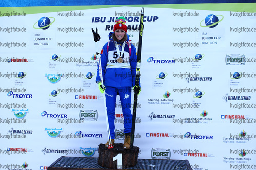 15.12.2017, xkvx, Wintersport, Biathlon IBU Junior Cup - Ridnaun, Einzel v.l. LARDSCHNEIDER Irene