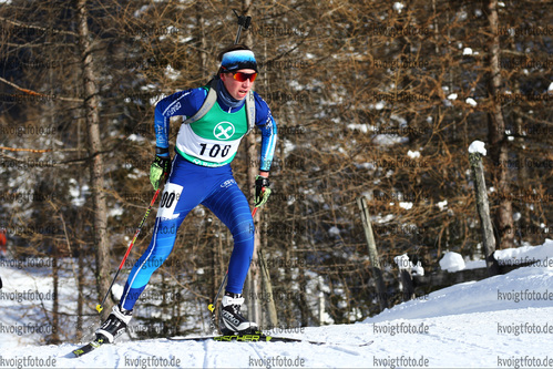 17.12.2017, xkvx, Wintersport, Alpencup - DSV Biathlon Deutschlandpokal v.l. MADERSBACHER Frederik